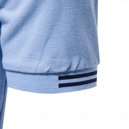 Discount OUKU 100% Cotton Men's Polo Shirts Casual Solid Color Short Sleeve Polo Shirts for Men New Summer Desinger Clothing Men