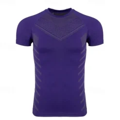 Online OUKU 3 Pack Men's Gym Fitness Tops Sports T-Shirt Crew Neck Short Sleeve Sport Casual Daily Gym Quick dry Breathable Soft Color Block Black Red Blue Black Gray Activewear Fashion Basic Gym Top