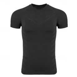 Online OUKU 3 Pack Men's Gym Fitness Tops Sports T-Shirt Crew Neck Short Sleeve Sport Casual Daily Gym Quick dry Breathable Soft Color Block Black Red Blue Black Gray Activewear Fashion Basic Gym Top