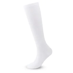 OUKU 6 Pairs Athletic Compression Sports Socks Long Men's Women's Socks Breathable Comfortable Non-slipping Quick Dry Gym Workout Basketball Running Active Training Jogging Sports Nylon Black White Grey