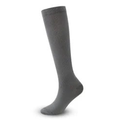OUKU 6 Pairs Athletic Compression Sports Socks Long Men's Women's Socks Breathable Comfortable Non-slipping Quick Dry Gym Workout Basketball Running Active Training Jogging Sports Nylon Black White Grey