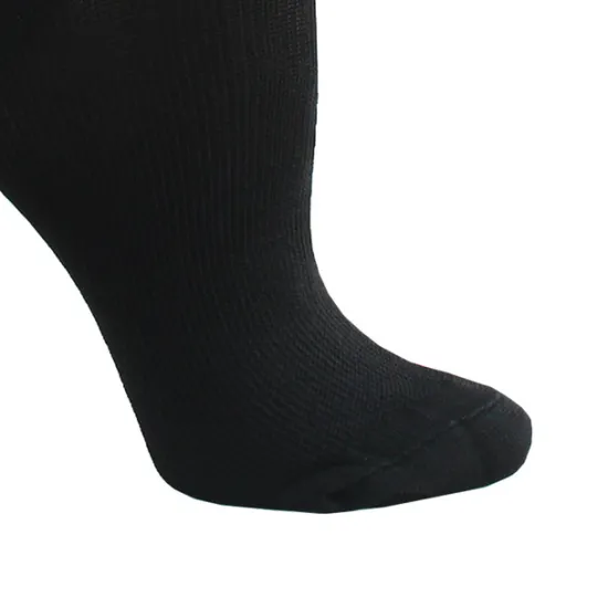 OUKU 6 Pairs Athletic Compression Sports Socks Long Men's Women's Socks Breathable Comfortable Non-slipping Quick Dry Gym Workout Basketball Running Active Training Jogging Sports Nylon Black White Grey