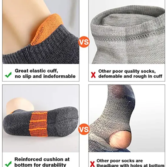 Hot OUKU 2 Pairs Men's Running Socks Low Cut Socks White Color Casual Daily Basic Medium Four Seasons Stylish Traditional Classic