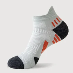 Hot OUKU 2 Pairs Men's Running Socks Low Cut Socks White Color Casual Daily Basic Medium Four Seasons Stylish Traditional Classic