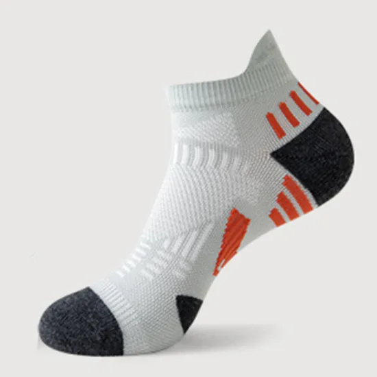 Hot OUKU 2 Pairs Men's Running Socks Low Cut Socks White Color Casual Daily Basic Medium Four Seasons Stylish Traditional Classic
