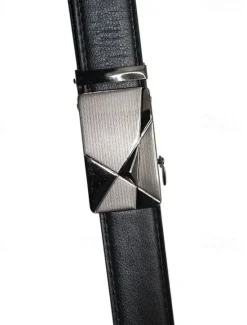 OUKU Automatic Buckle Belt Men's Casual Belt Black