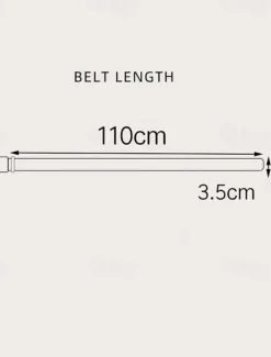 OUKU Automatic Buckle Belt Men's Casual Belt Black