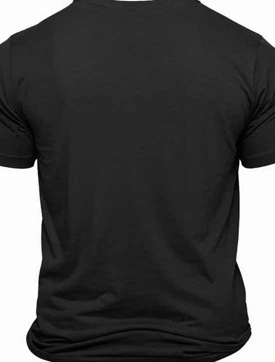 Sale OUKU Christmas Men's Santa Claus funny christmas T Shirt 100% Cotton Short Sleeve Graphic Shirt Black Wine Red Comfortable Tee Vacation Street Fashion Designer Clothing