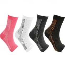 OUKU Compression Socks Athletic Sports Socks 1 Pair Men's Women's Tube Socks Socks Breathable Sweat wicking Comfortable Non-slipping Gym Workout Basketball Running Active Training Jogging Sports Geometric