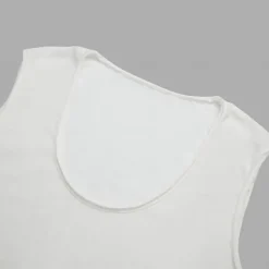 New OUKU Cotton Blend Men's Tank Top Deep U Neck Vest Undershirt Sleeveless Shirt PlainStreet Casual Sleeveless Crewneck Fashion Classic Comfortable White Tank Top
