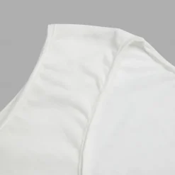 New OUKU Cotton Blend Men's Tank Top Deep U Neck Vest Undershirt Sleeveless Shirt PlainStreet Casual Sleeveless Crewneck Fashion Classic Comfortable White Tank Top