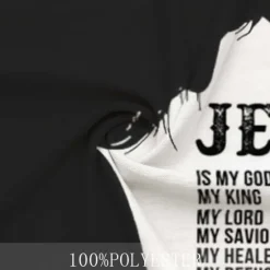Best OUKU Easter Men's Lion Cross Jesus T Shirt Short Sleeve T shirt 3D Print Crew Neck Shirt Simple Religious Street Style Street Casual Black 1 Blue 2# Blue 1# Summer Spring Clothing Apparel S M L XL XXL XXXL