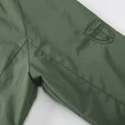 OUKU Embroidered Casual Men's Lightweight Waterproof Hooded Rain Jacket Outdoor Raincoat Shell Jacket for Hiking Travel
