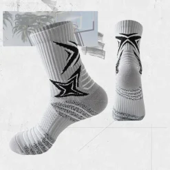 Sale OUKU 21Grams Men's 3 Pairs Multi Packs Socks Running Socks Casual Socks Black White Color Color Block Sports & Outdoor Daily Vacation Basic Medium Spring Fall Fashion Casual