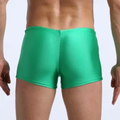 Discount OUKU 21Grams Men's Swim Shorts Swim Trunks Daily Beach Breathable Quick Dry Drawstring Elastic Waist Plain Short Sport Casual Activewear Black White Stretchy