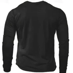 New OUKU Halloween Day of the Dead Skull Men's Graphic Skeleton T shirt Long Sleeve T shirt 3D Print Crew Neck Shirt Designer Casual Subculture Sports Outdoor Holiday Going out Spring Fall Clothing Apparel