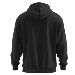 Best OUKU Halloween Men's 3D Reaper Hoodies Sweatshirt Punk Exaggerated Long Sleeve Crew Neck Club Streetwear Black Red Drawstring Fall Winter Designer