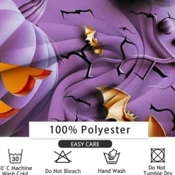 Discount OUKU Halloween Men's Pumpkin Grimace Halloween Costumes Shirt Button Up Shirt Short Sleeve Casual Dark Party Evening Wear Summer Turndown Collared Shirts Button Up 3D Print Blue Purple