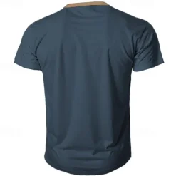 Best OUKU I'm a Welder I Can't Fix Stupid but I Can Fix What Stupid Does Men's Street Style 3D Print Henley Shirt Waffle T Shirt Sports Outdoor Casual Holiday T shirt Black Navy Blue Brown Short Sleeve Henley