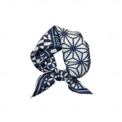 Outlet OUKU Male 100% Silk Square Scarf Outdoor Vacation Office Dark Yellow Black Scarf