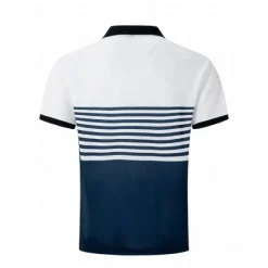 Outlet OUKU Male Polo Shirt Knit Polo Casual Date Lapel Short Sleeves Fashion Plaid / Striped / Chevron / Round Printing Knitting Summer Dry-Fit White Pink Red Orange Green Apricot Polo Shirt