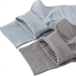 Online OUKU Men 1 Pair Socks Black White Color Plain School Formal Outdoor Plain Thin Summer Daily Casual