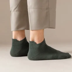 Outlet OUKU Men 1 Pair Socks No Show & Liner Socks Black White Color Solid Color Plain School Formal Outdoor Thin Summer Spring Fall Daily Casual