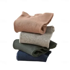 Outlet OUKU Men 1 Pair Socks No Show & Liner Socks Black White Color Solid Color Plain School Formal Outdoor Thin Summer Spring Fall Daily Casual