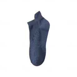 Outlet OUKU Men 1 Pair Socks No Show & Liner Socks Black White Color Solid Color Plain School Formal Outdoor Thin Summer Spring Fall Daily Casual