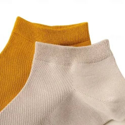 Sale OUKU Men 1 Pair Socks No Show & Liner Socks Black White Color Plain School Formal Outdoor Thin Summer Spring Fall All Seasons Daily Casual
