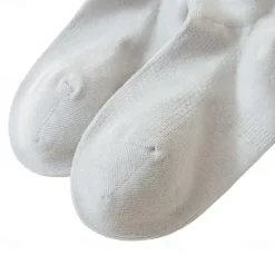 Hot OUKU Men 1 Pair Socks No Show & Liner Socks Black White Color Plain School Formal Outdoor Thin Summer Spring Fall Daily Casual