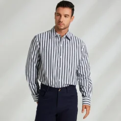 Clearance OUKU Men's 100% Cotton Dress Shirt Button Down Shirt Long Sleeve Solid Color Turndown Spring & Fall Formal Wedding Clothing Apparel Button Black