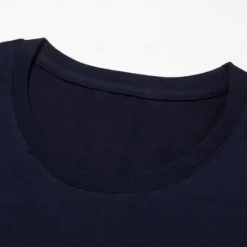 Best OUKU Men's 100% Cotton T shirt Graphic Fashion Outdoor Casual Tee Tee Top Street Casual Daily T shirt White Short Sleeve Crew Neck Shirt Spring & Summer Clothing Apparel Navy Blue