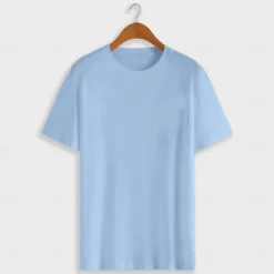 Discount OUKU Men's 100% Cotton T Shirt Solid Color Crew Neck School Training Short Sleeve Crewneck Clothing Apparel Elegant Neutral Daily
