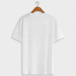 Discount OUKU Men's 100% Cotton T Shirt Solid Color Crew Neck School Training Short Sleeve Crewneck Clothing Apparel Elegant Neutral Daily
