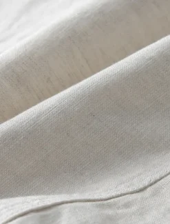 Best OUKU Men's 100% Linen Blazer Blazer Business Cocktail Party Wedding Party Fashion Casual Spring Autumn / Fall 100% Linen Solid Color Pocket Buttons Comfortable Single Breasted Blazer Black White Navy Blue