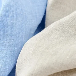 Online OUKU Men's 100% Linen Blazer Jacket Wedding Party Anniversary Summer Spring Linen Solid Color Single Breasted One-button Blazer Blue Beige