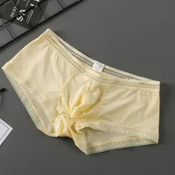 OUKU Men's 3 Pack Boxer Briefs Underwear Basic Panties Boxers Underwear Basic Nylon Pure Color Mid Waist Black White