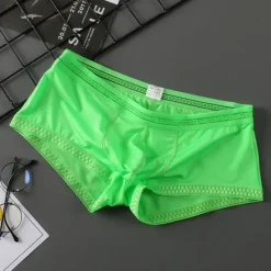 OUKU Men's 3 Pack Boxer Briefs Underwear Basic Panties Boxers Underwear Basic Nylon Pure Color Mid Waist Black White