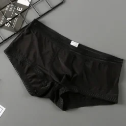 OUKU Men's 3 Pack Boxer Briefs Underwear Basic Panties Boxers Underwear Basic Nylon Pure Color Mid Waist Black White