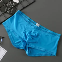 OUKU Men's 3 Pack Boxer Briefs Underwear Basic Panties Boxers Underwear Basic Nylon Pure Color Mid Waist Black White
