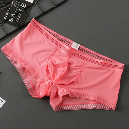 OUKU Men's 3 Pack Boxer Briefs Underwear Basic Panties Boxers Underwear Basic Nylon Pure Color Mid Waist Black White