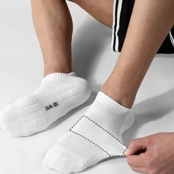 Hot OUKU Men's 5 Pack Multi Packs Socks Ankle Socks Low Cut Socks Running Socks Casual Socks Black White Color Plain Sports & Outdoor Daily Vacation Basic Medium Spring Fall Fashion Casual
