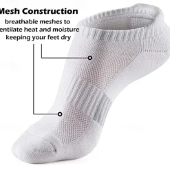 Discount OUKU Men's 5 Pack Multi Packs Socks Ankle Socks Low Cut Socks Running Socks Casual Socks Black White Color Plain Sports & Outdoor Daily Vacation Basic Medium Spring Fall Fashion Casual