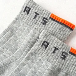 Outlet OUKU Men's 3 Pack Multi Packs Socks Crew Socks Running Socks Casual Socks Black White Color Letter Sports & Outdoor Daily Vacation Basic Medium Spring Fall Fashion Casual