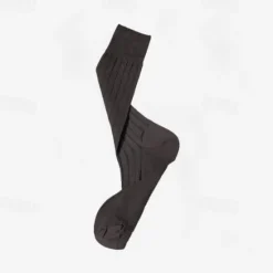 Hot OUKU Men's 1 Pair Socks Black Red Color Solid Color Formal Wedding Anniversary Thin Spring & Fall Knitwear Elegant