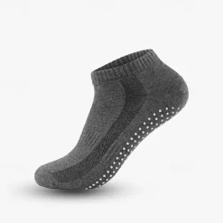 Hot OUKU Men's 3 Pairs Ankle Socks Black White Color Plain Casual Daily Basic Medium Summer Spring Fall Yoga Breathable