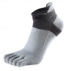 Clearance OUKU Men's 3 Pairs Ankle Socks Toe Socks Low Cut Socks Black White Color Color Block Daily Wear Vacation Weekend Mesh Medium Summer Spring & Fall Stylish Casual