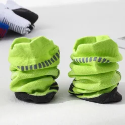 New OUKU Men's 5 Pairs Multi Packs Socks Running Socks Casual Socks Black White Color Color Block Sports & Outdoor Daily Vacation Basic Thin Summer Spring Fashion Casual