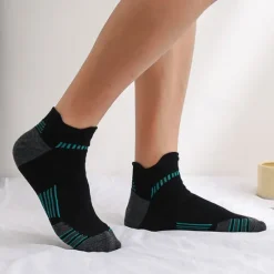 New OUKU Men's 5 Pairs Multi Packs Socks Running Socks Casual Socks Black White Color Color Block Sports & Outdoor Daily Vacation Basic Thin Summer Spring Fashion Casual